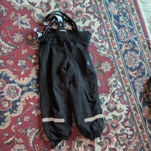 Polarn O. Pyret Black Kids' Snow Pants